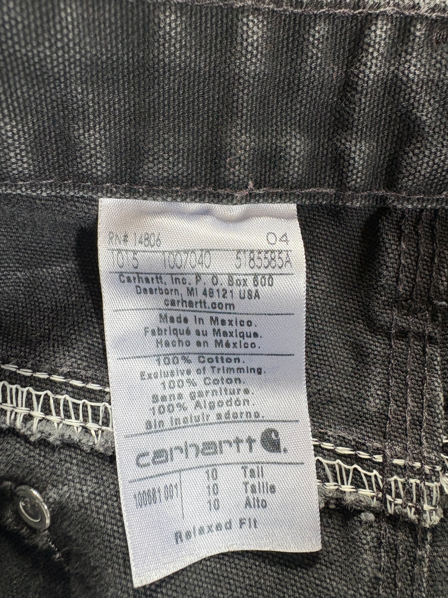 Black Carhartt Double Knee Pants