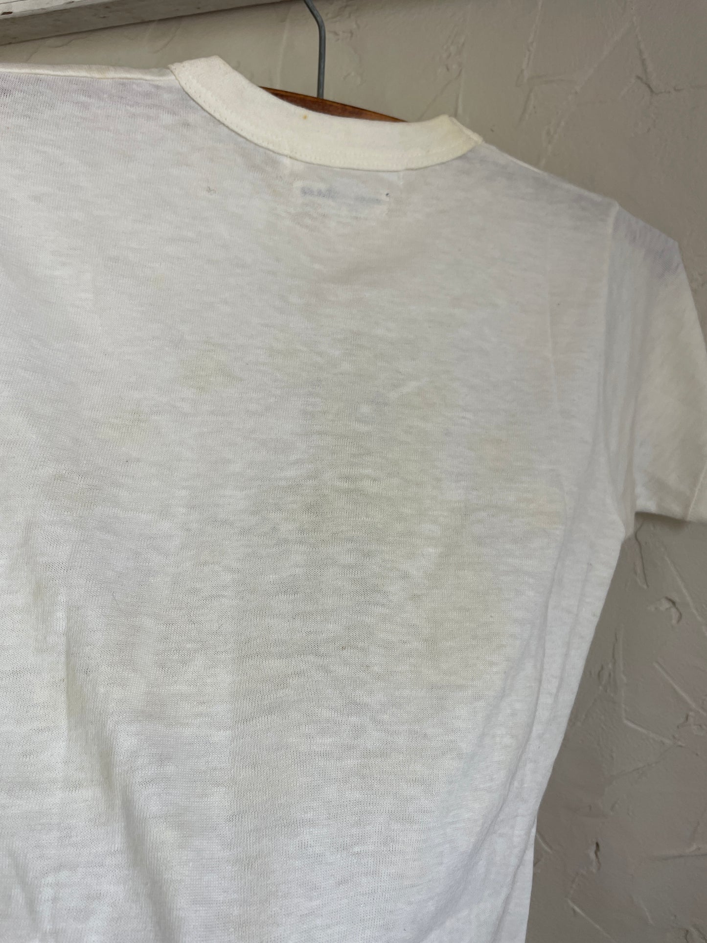 60s Flocked Hastings YMCA Camp Tee