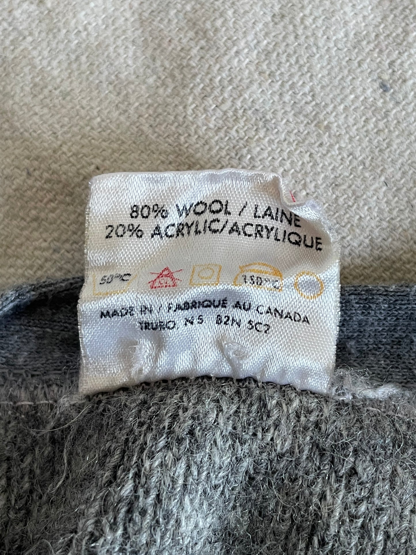70s Wool Unionsuit