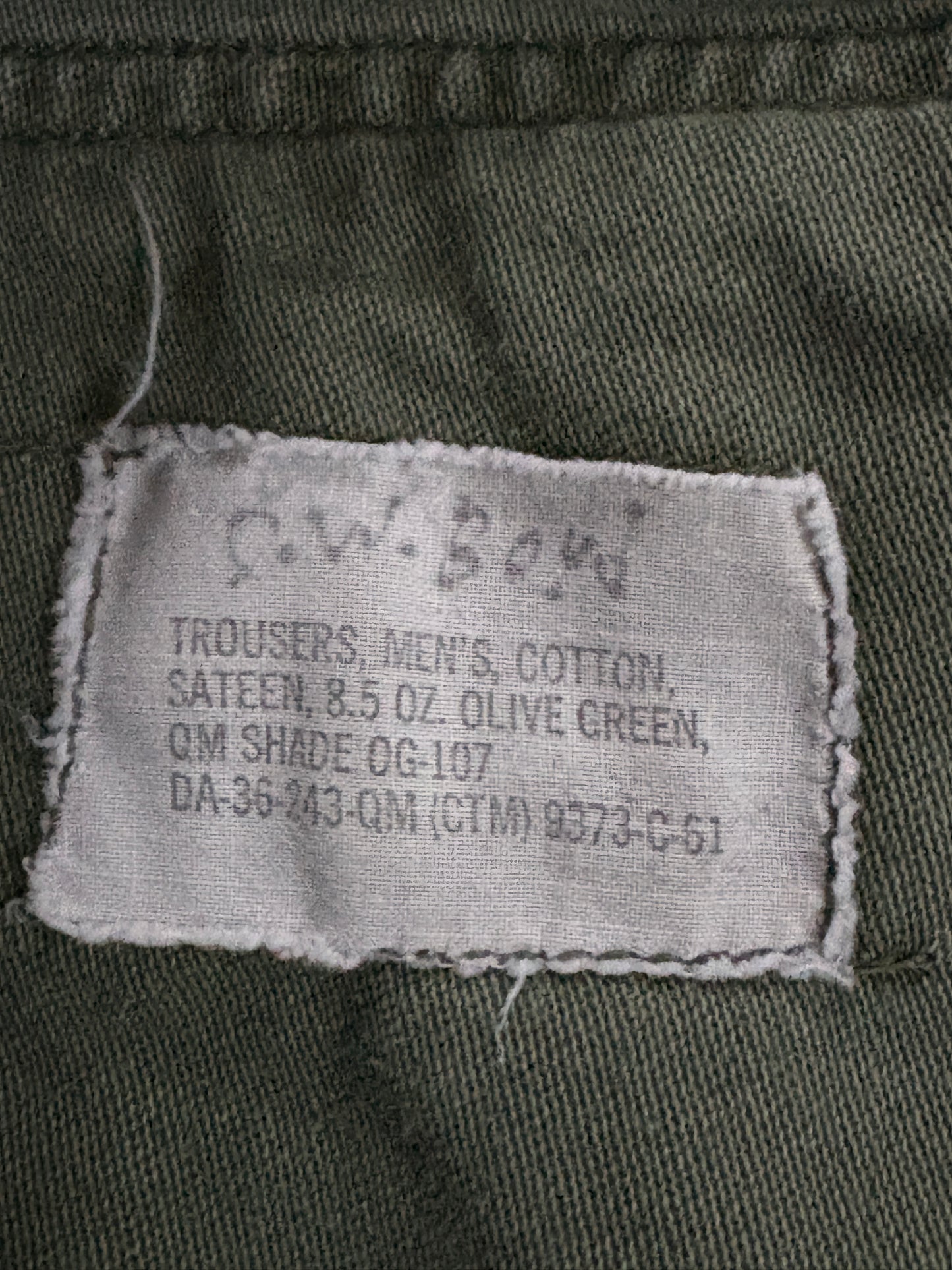 60s OG107 Baker Pants