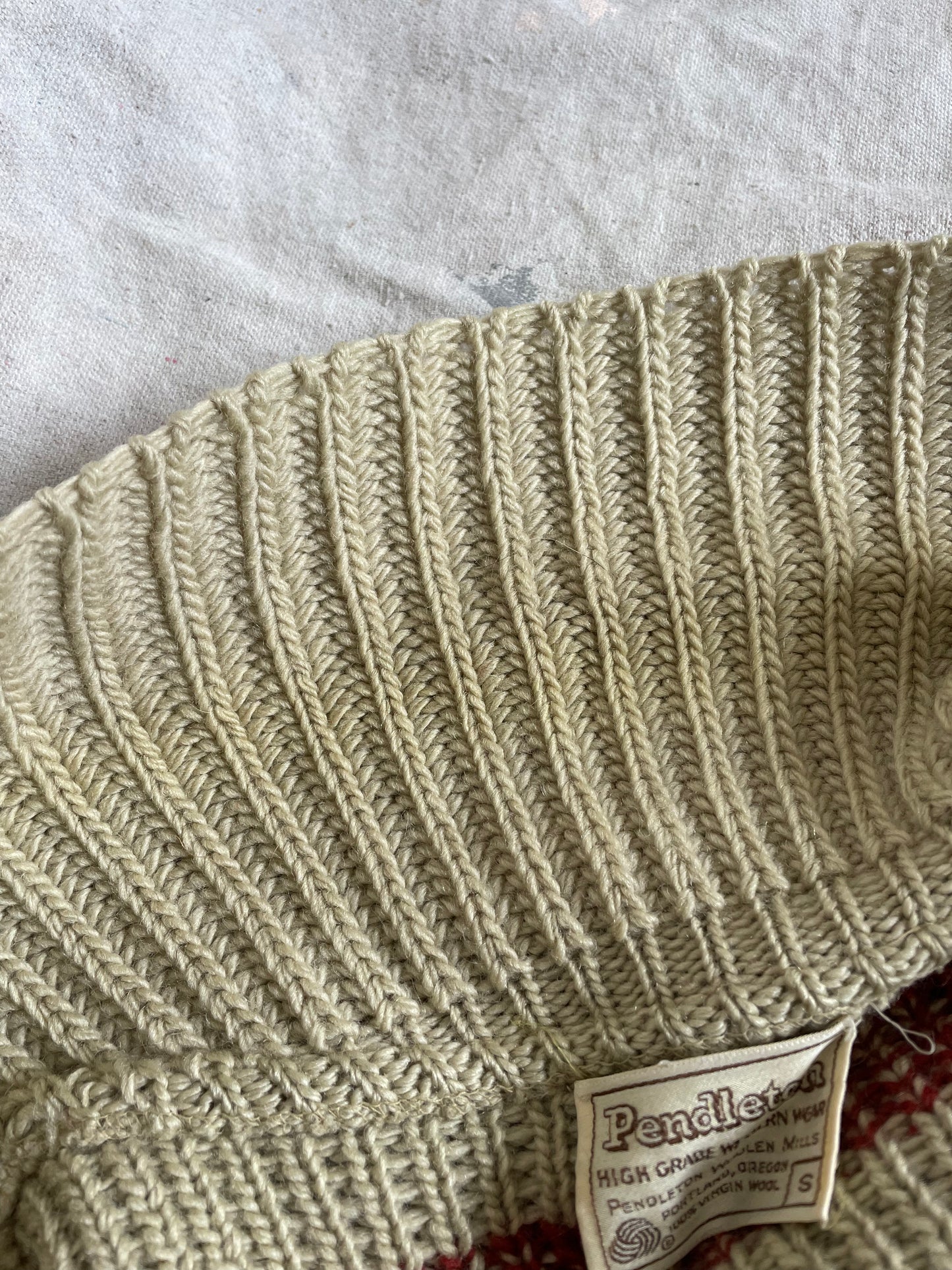 70s Pendleton Big Lebowski Sweater