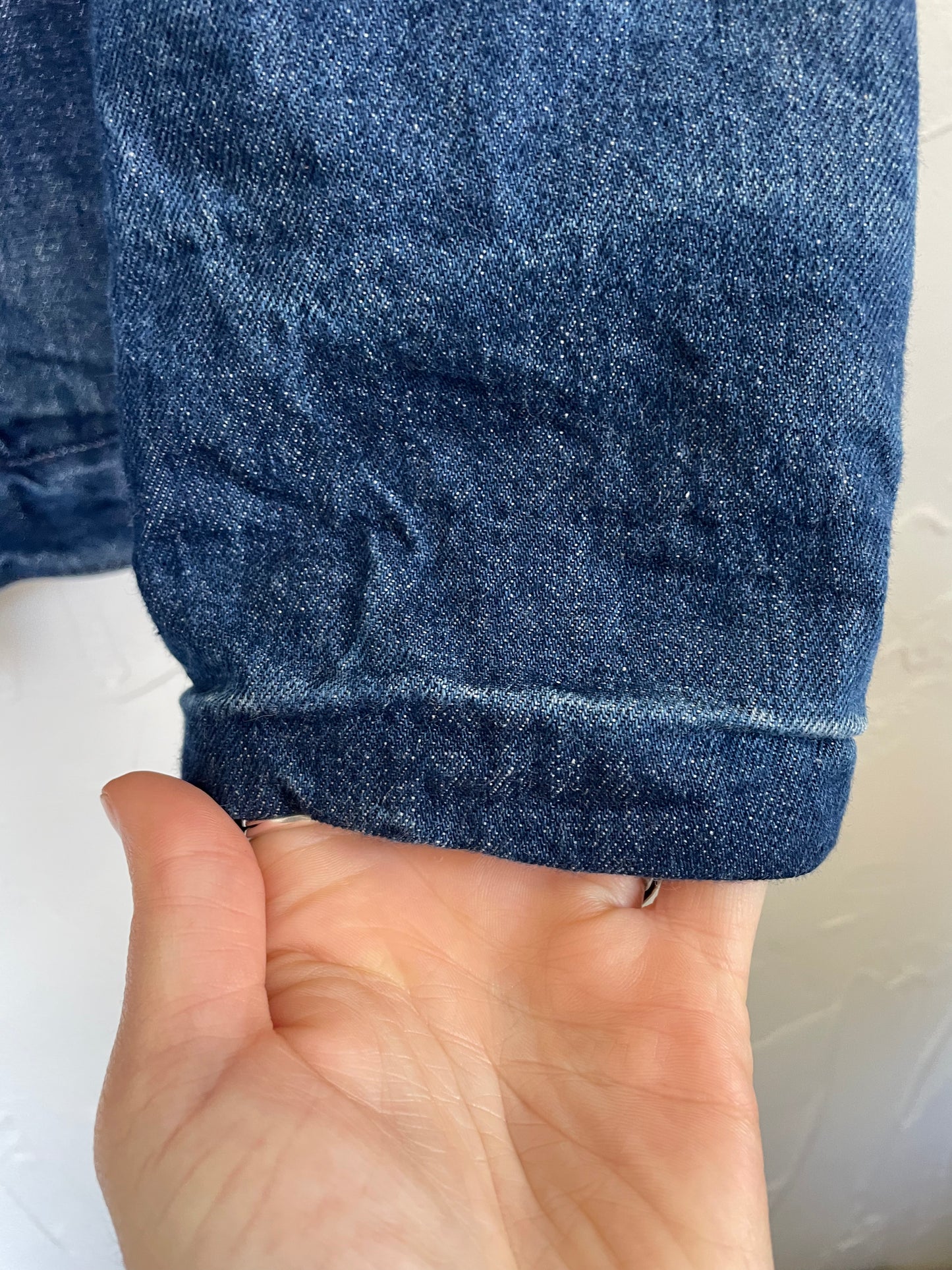 70s Blanket Lined Denim Jacket