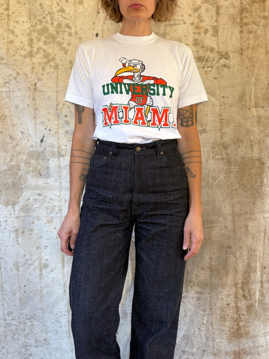 Vintage 80s University Of Miami Tee