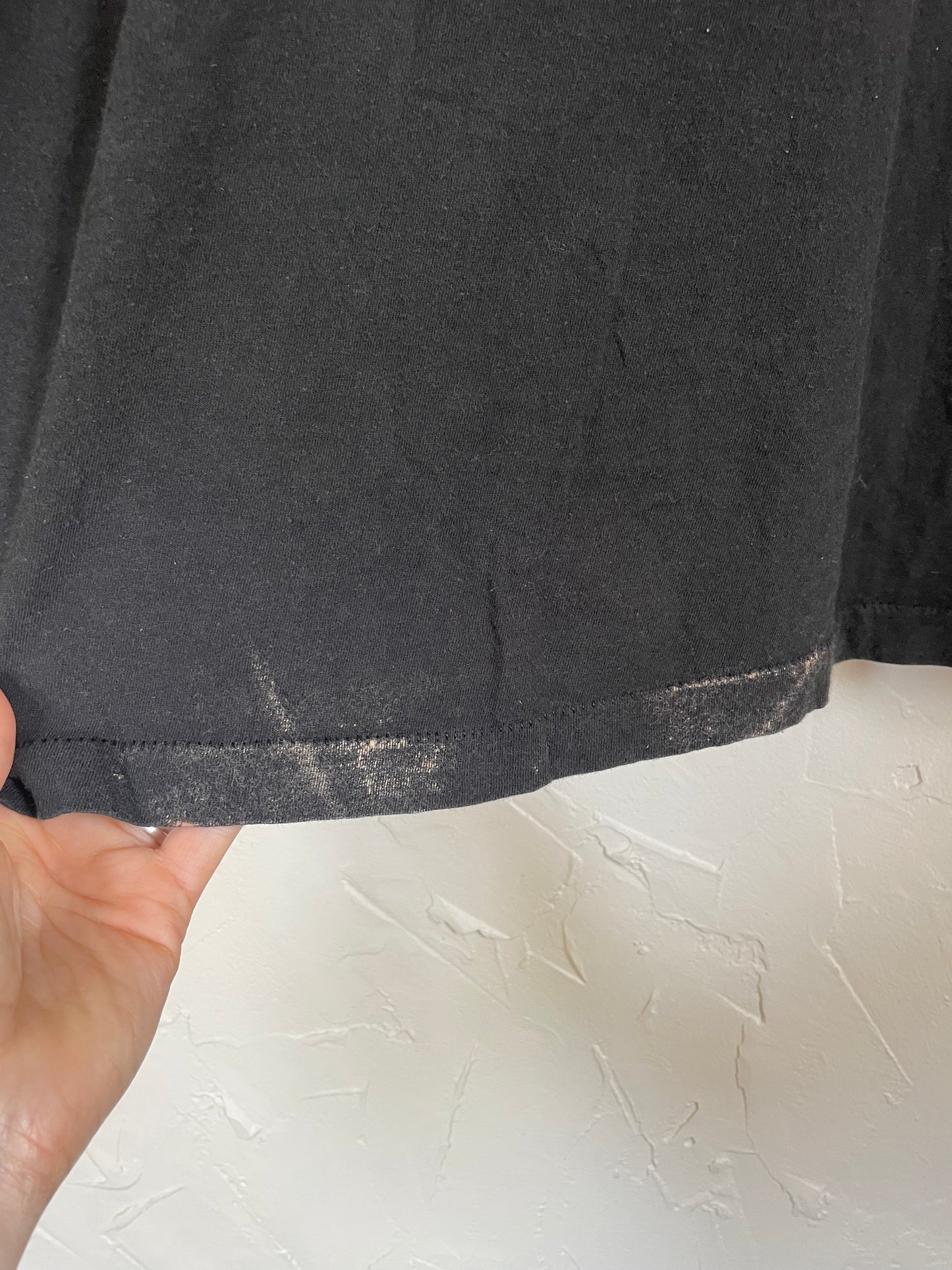 80s Blank Black Pocket Tee
