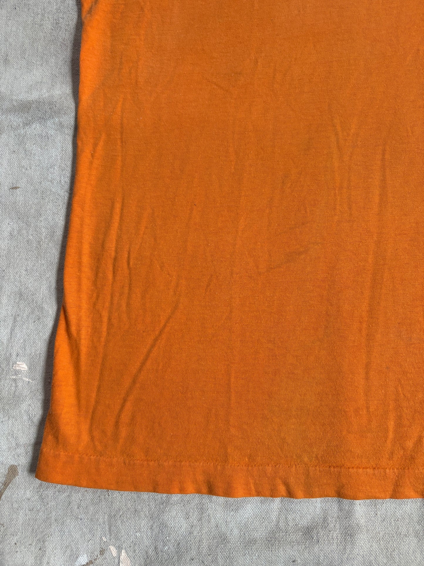 Vintage 70s Towncraft Blank Orange Pocket Tee