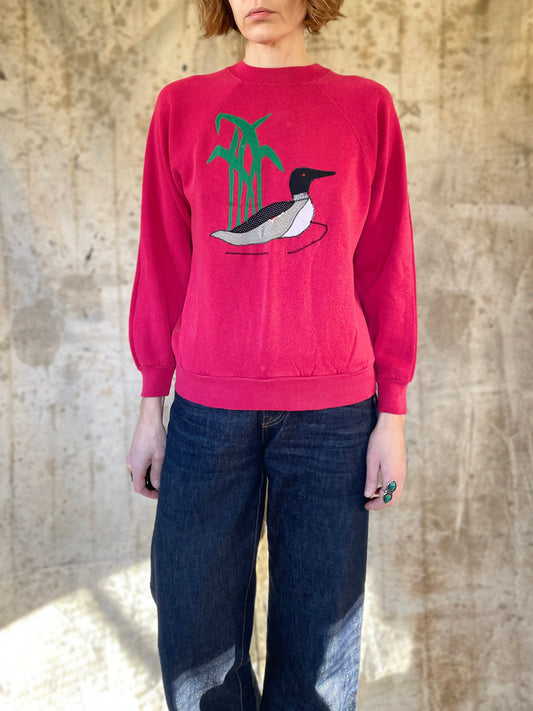 80s Loon Appliqué Sweatshirt