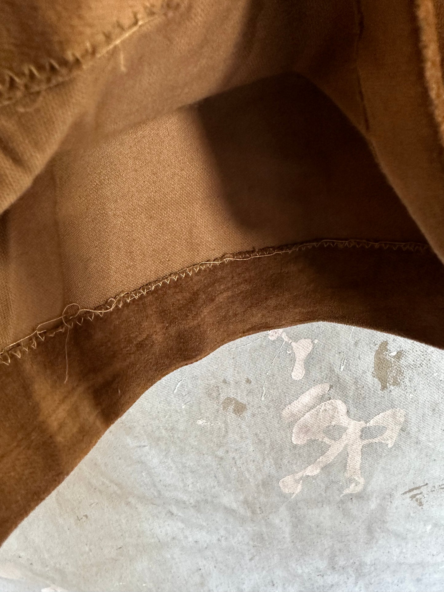 70s Brown Velvet Wide Leg Pants