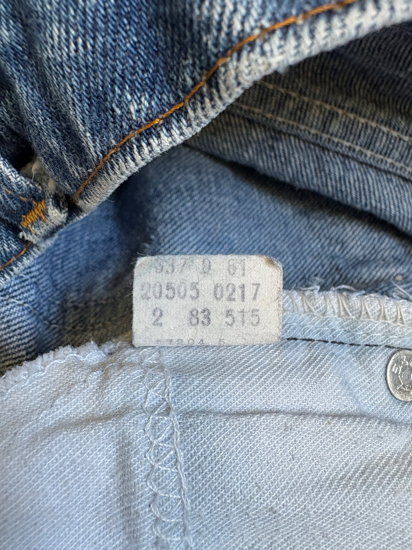 Vintage 80s Levi’s Orange Tab Cut Off Jean Shorts