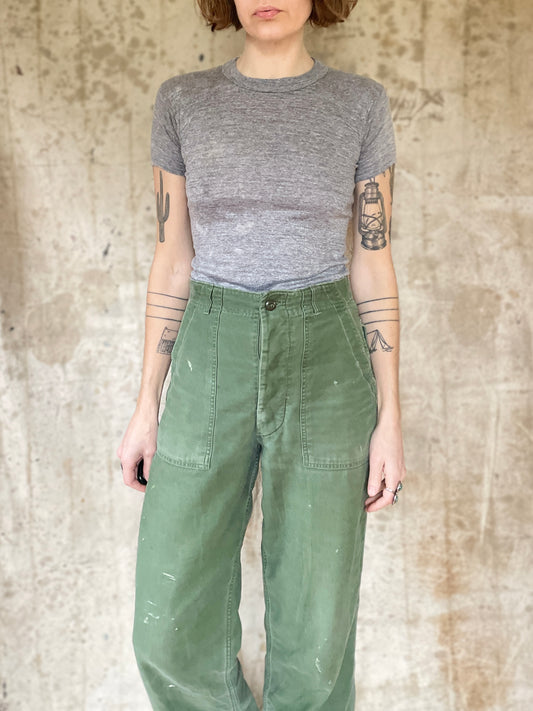 80s Blank Heather Grey Tee