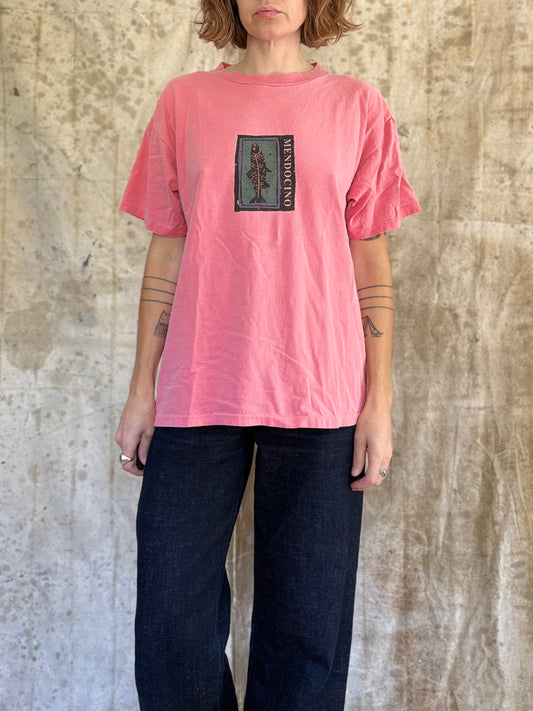Vintage 90s Mendocino Fish Tee
