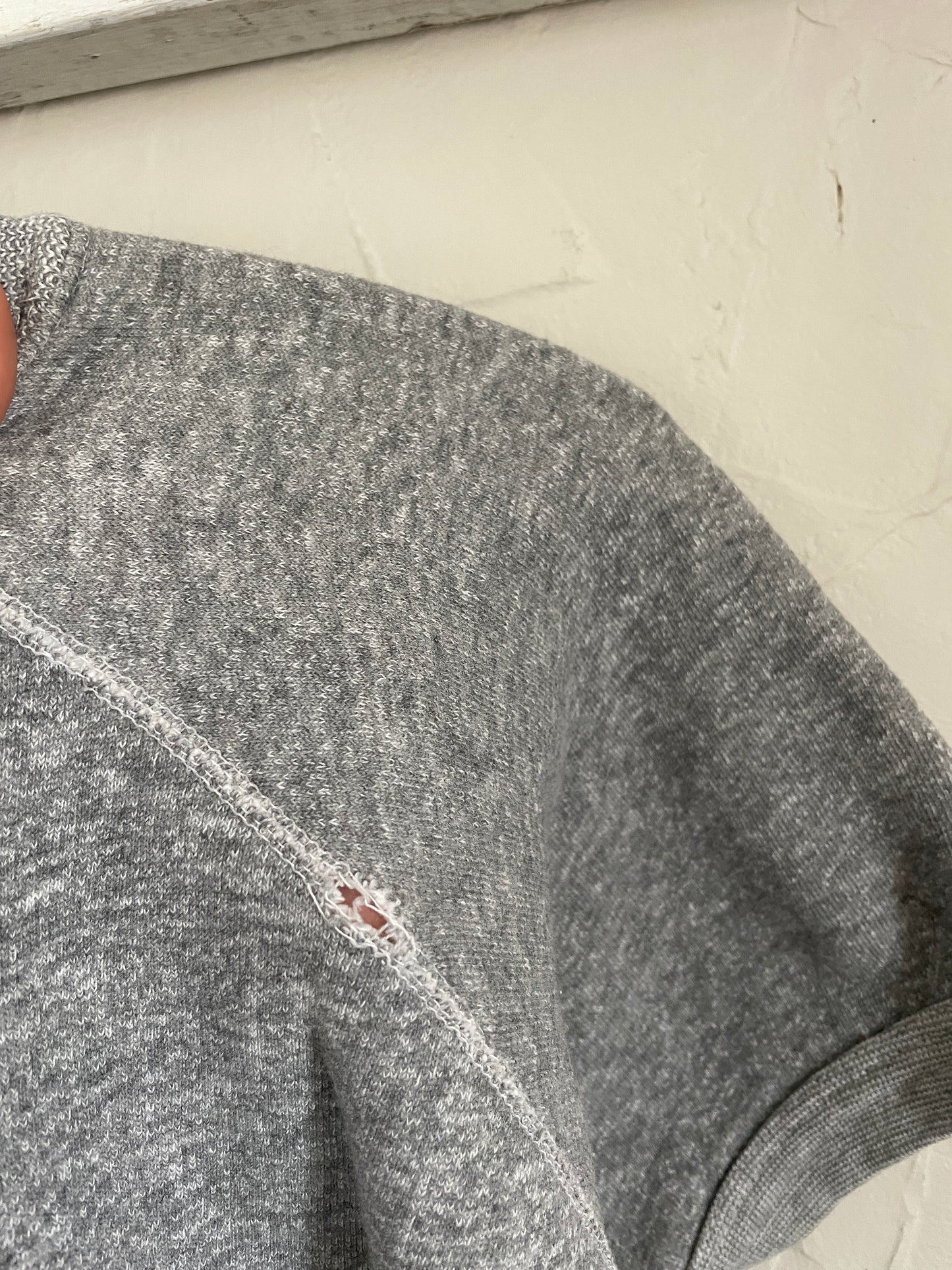 80s Blank Heather Gray Sweatshirt