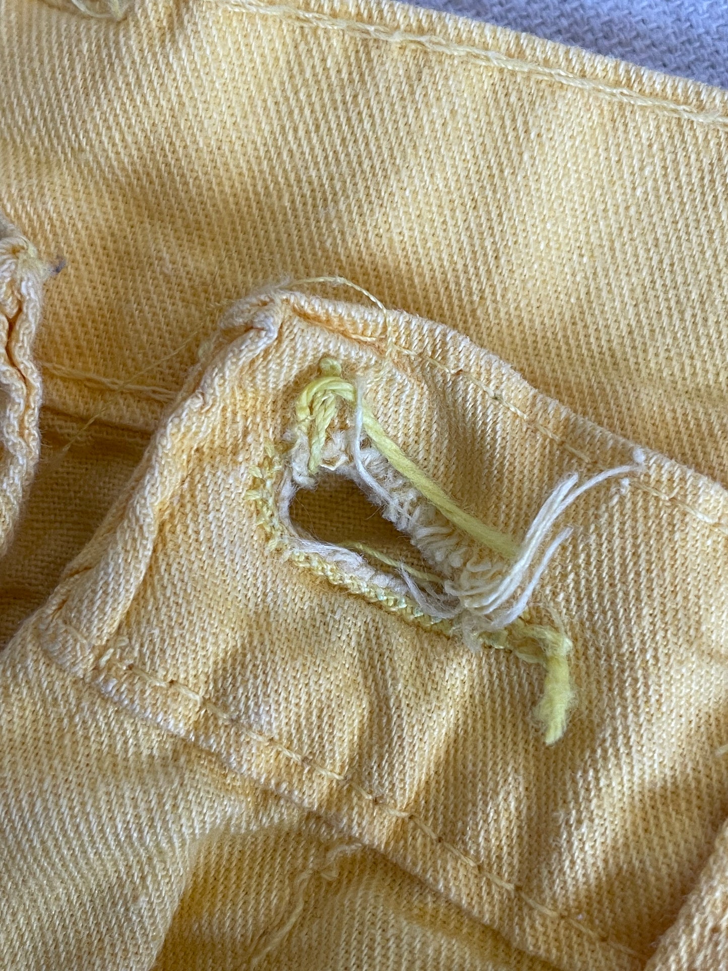 80s Yellow DeeCee Carpenter Pants