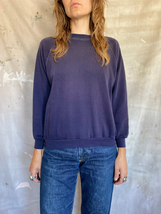 80s Blank Navy Blue Sweatshirt