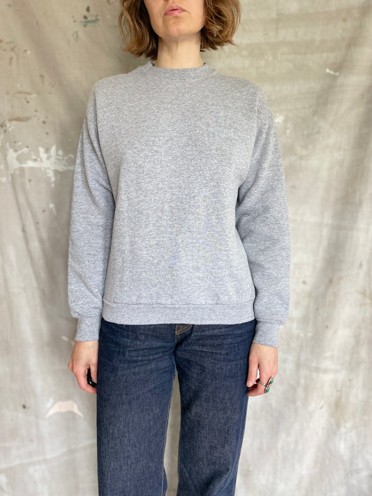 80s Blank Gray Sweatshirt