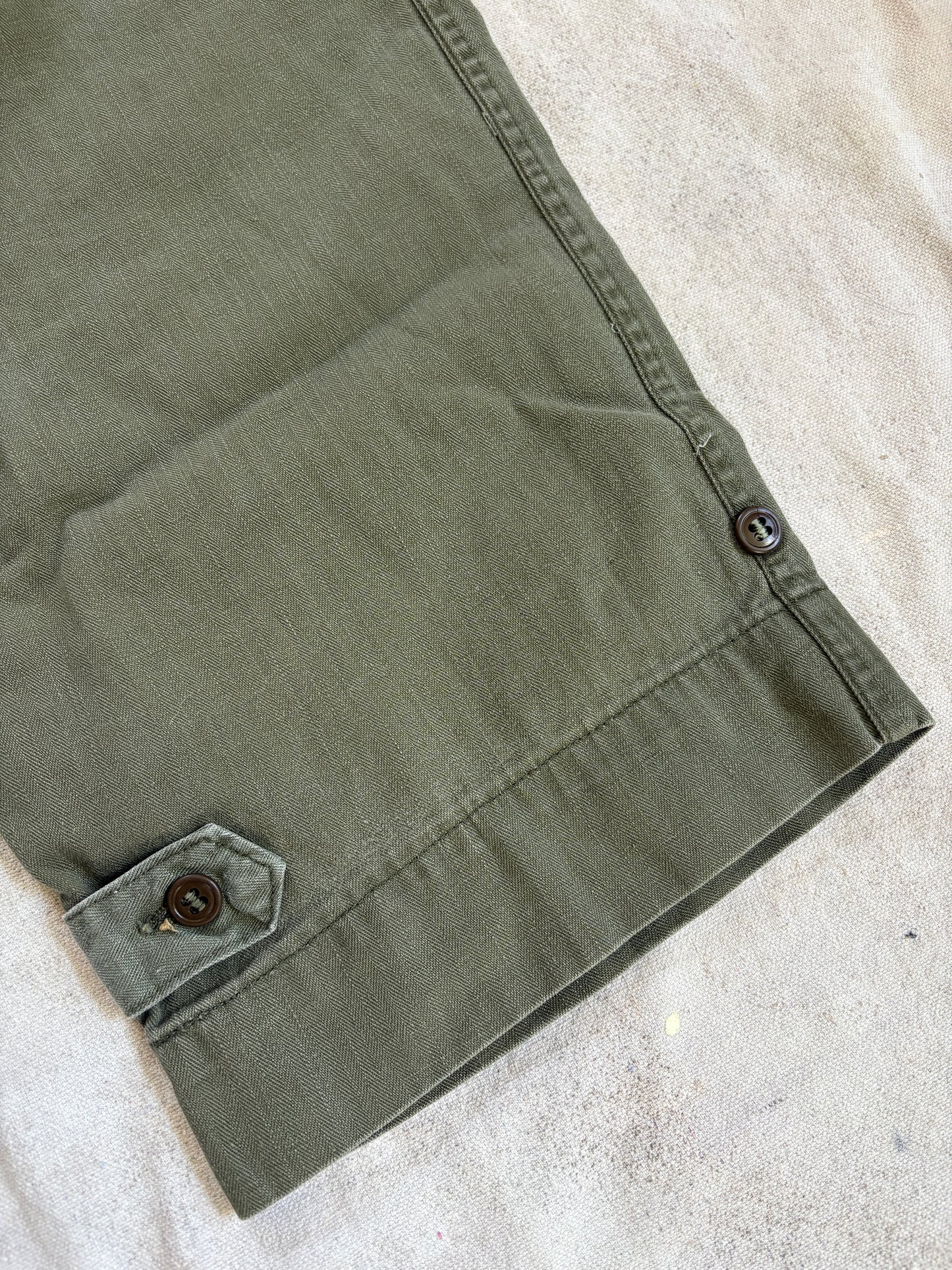 40s WWII WAC HBT Front Pocket Trousers