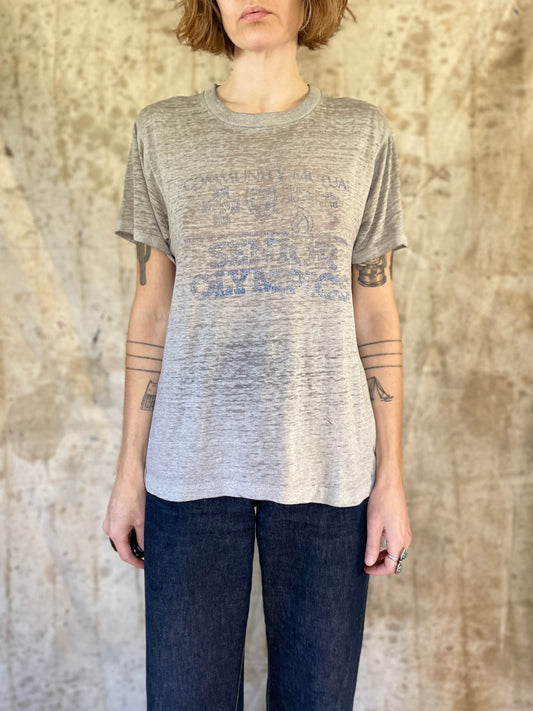 80s Paper Thin Senior Olympics Tee
