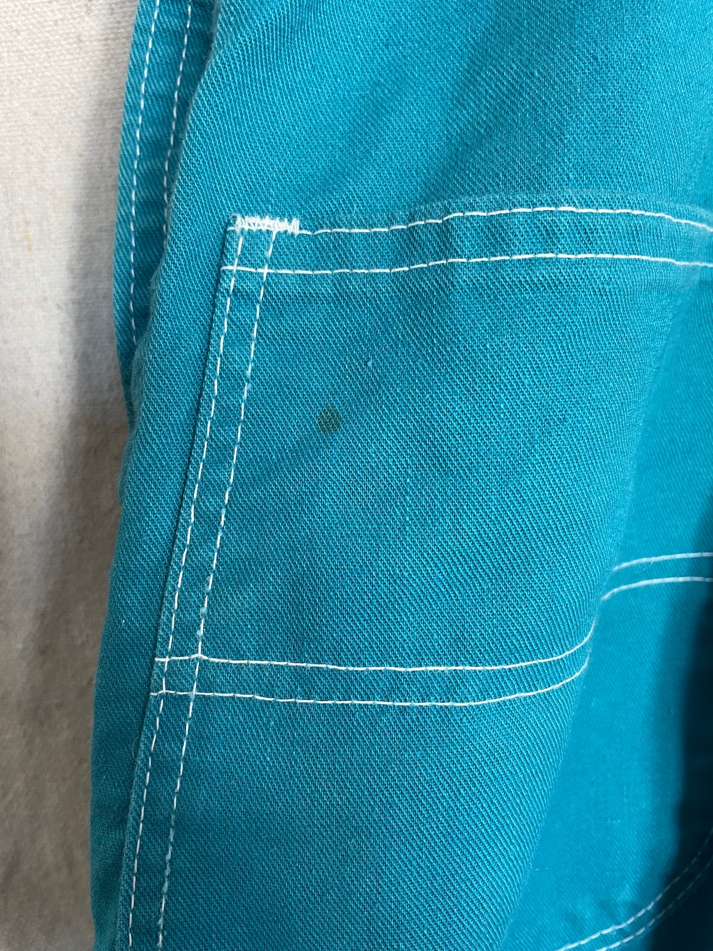 80s Teal DeeCee Overalls
