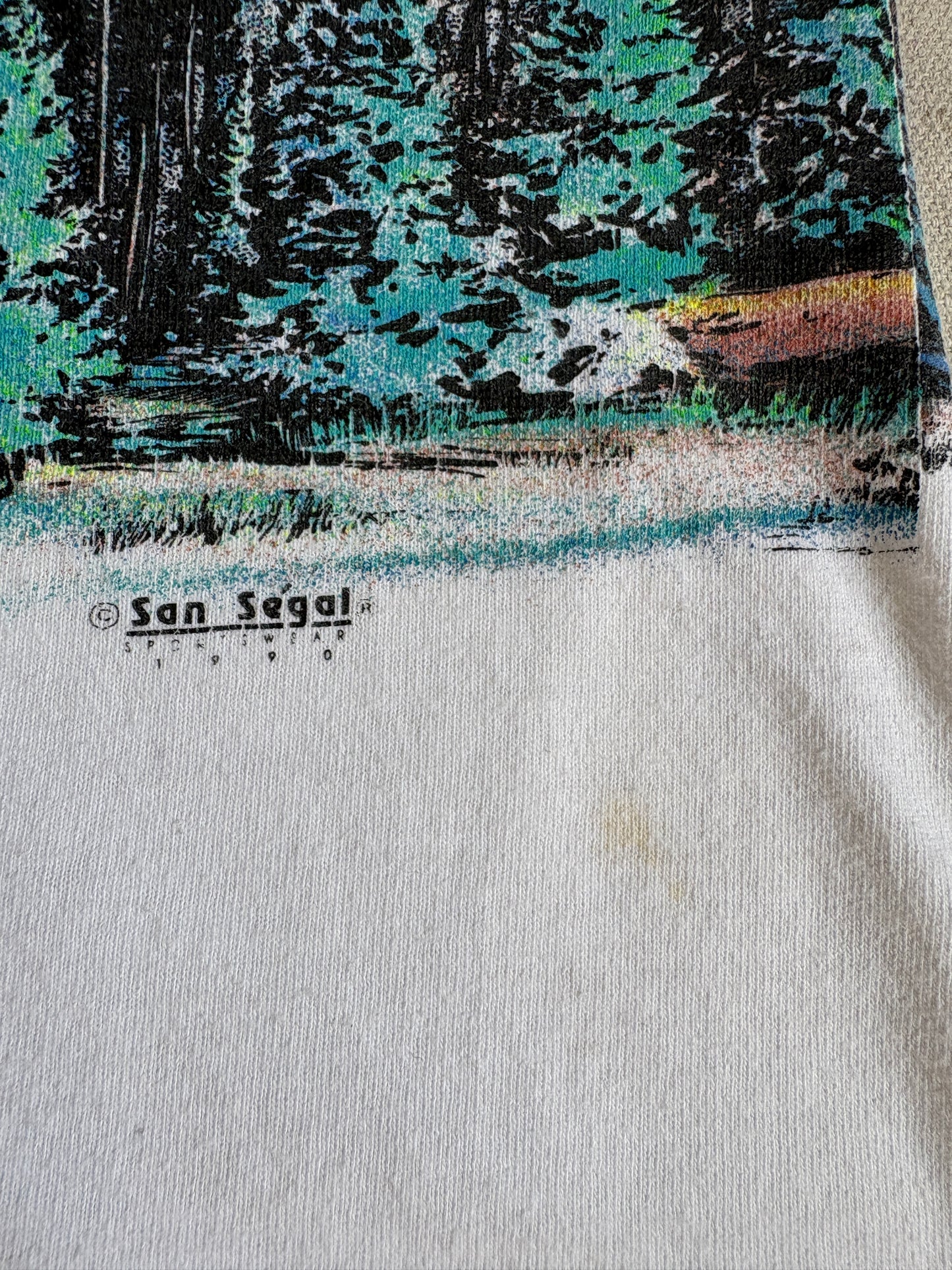 90s Sequoia Kings Canyon National Park Wraparound Print Tee