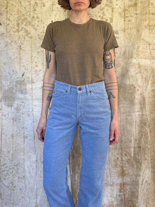 Vintage 80s Blank Brown Tee