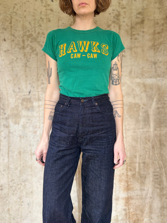 60s Russell Southern Hawks Caw-Caw Tee