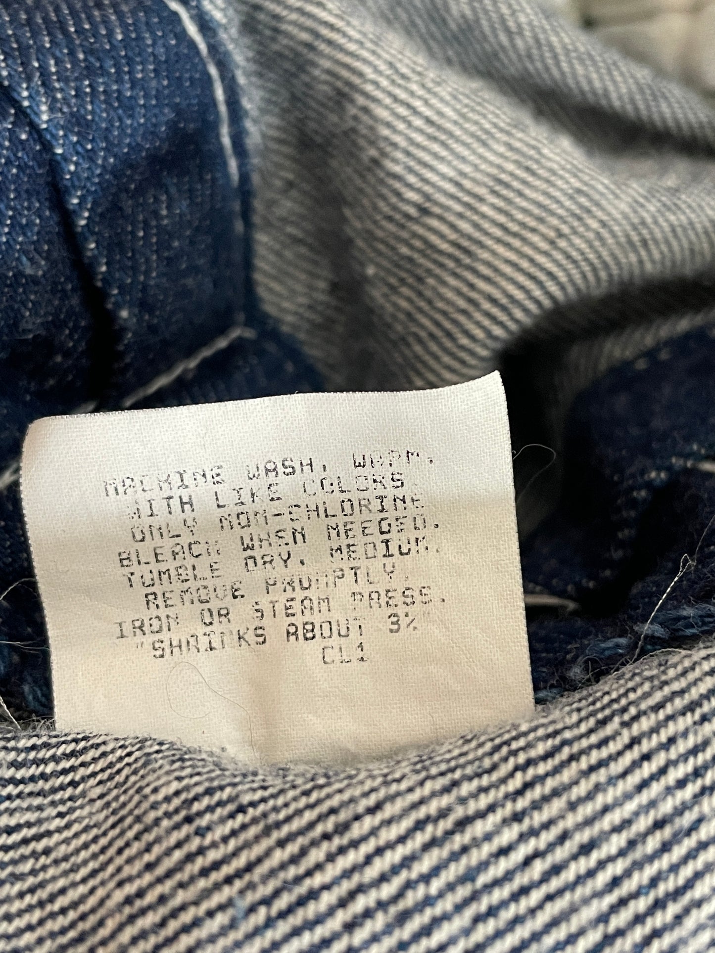 90s Key Imperial Dark Wash Overalls