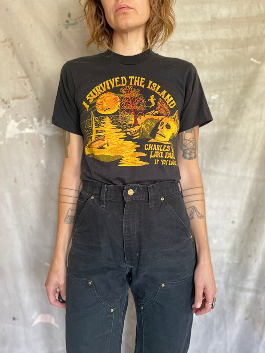 80s/90s I Survived The Island, Charles Mill Lake Park If You Dare… Tee