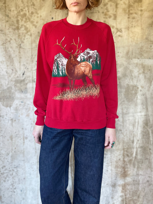 80s Elk Sweatshirt