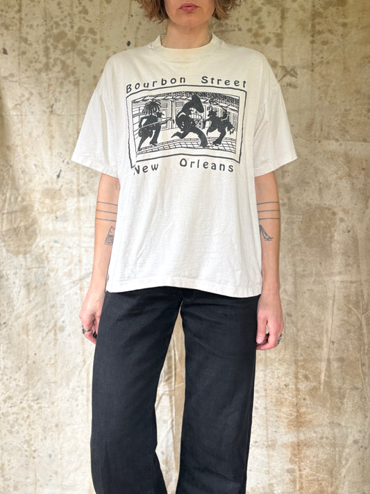 Vintage 90s Bourbon Street New Orleans Tee