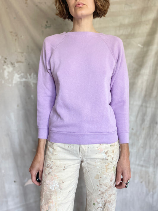 80s Blank Lavender Sweatshirt