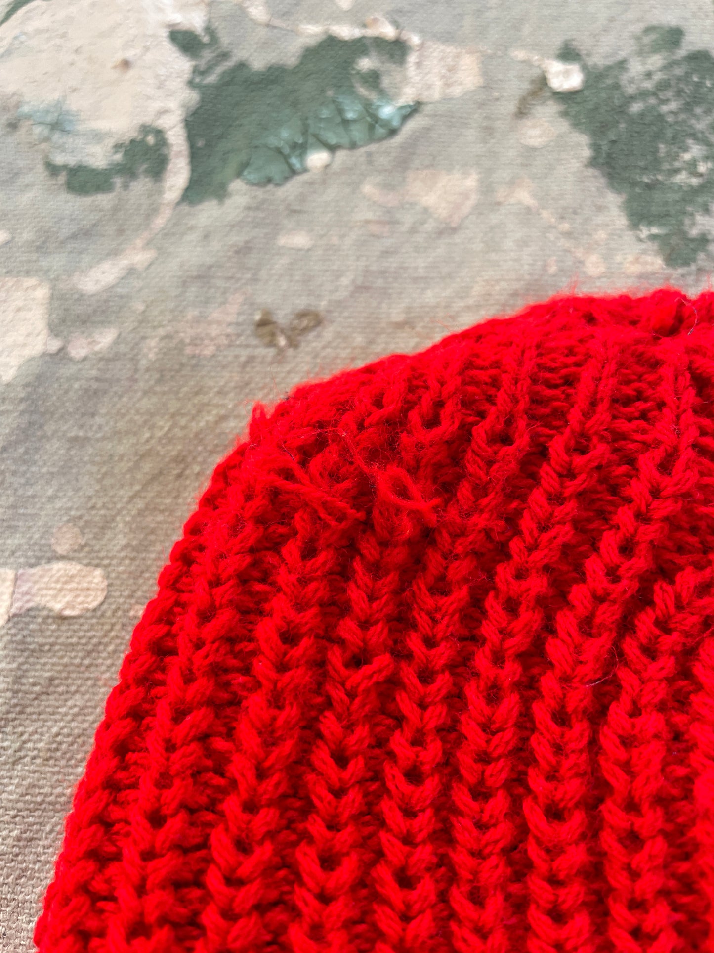 Bright Red Beanie