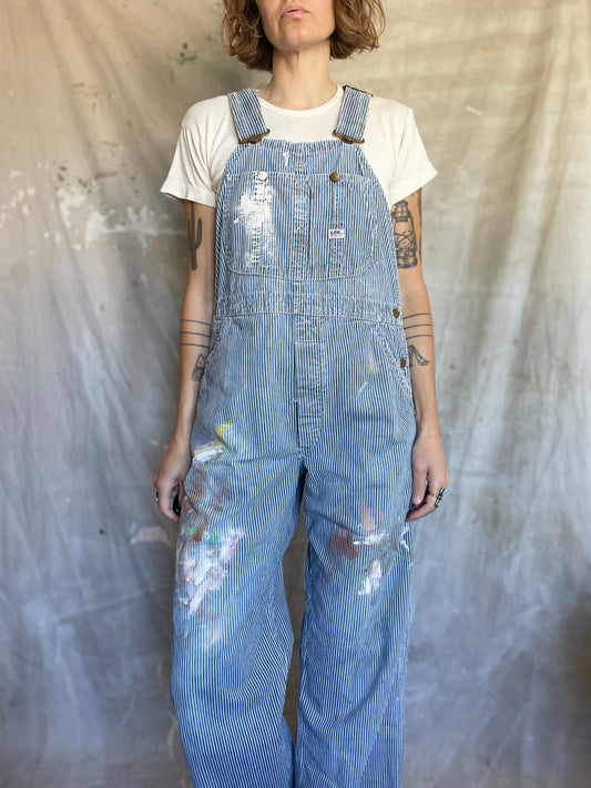 70s Lee Hickory Stripe Overalls