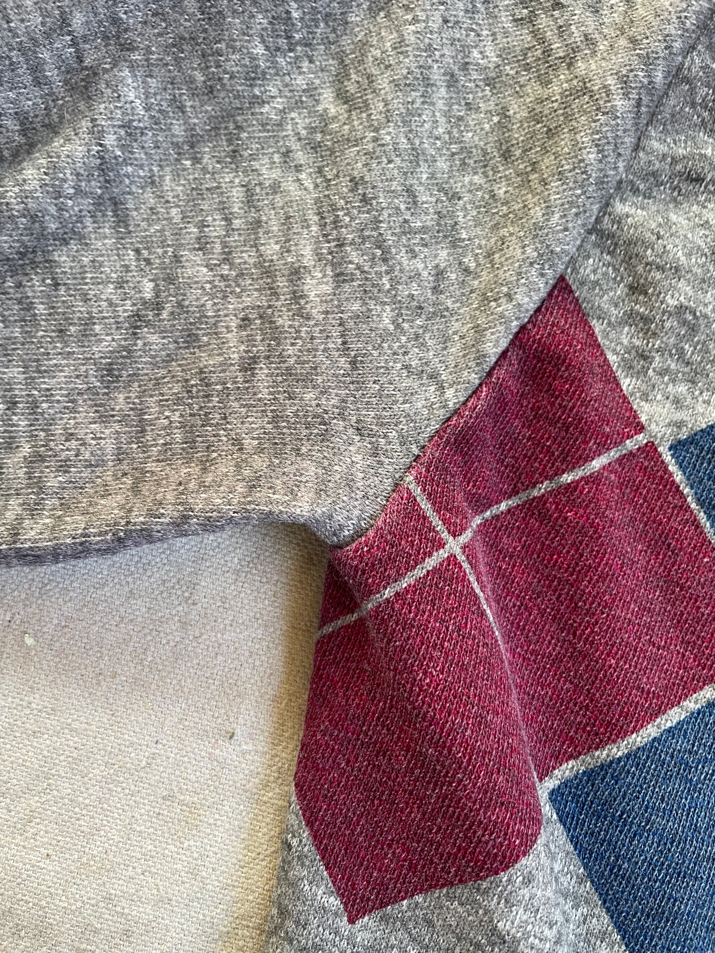 Vintage 80s Argyle Pattern Sweatshirt