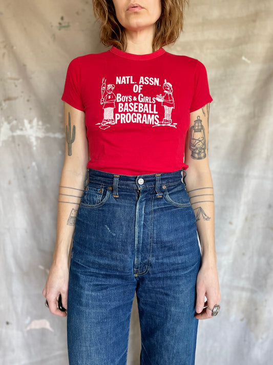 70s Natl. Assn. Of Boys & Girls Baseball Programs Tee