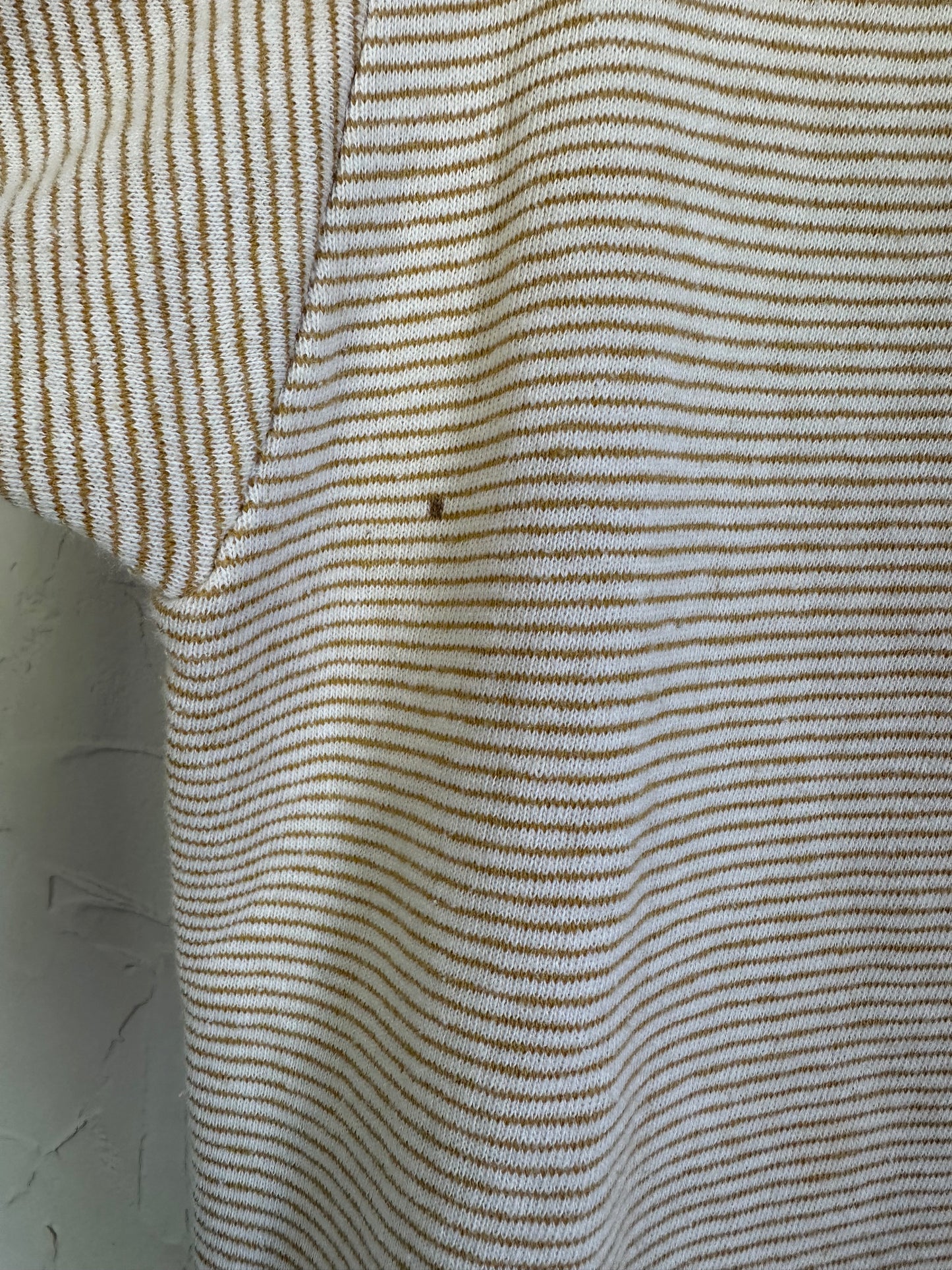 60s Champion Mock Neck Striped Sweatshirt