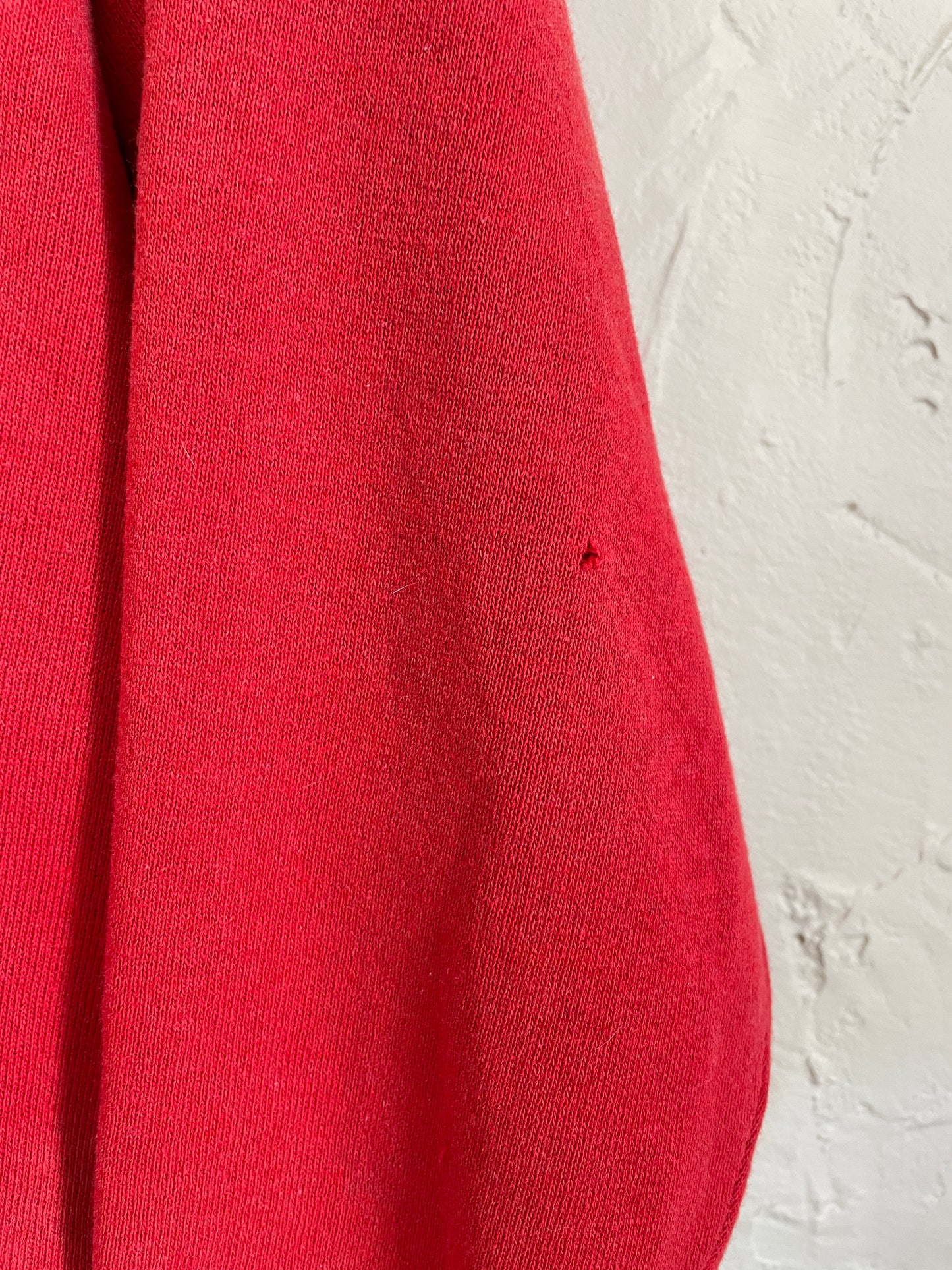 80s Blank Faded Red Hoodie