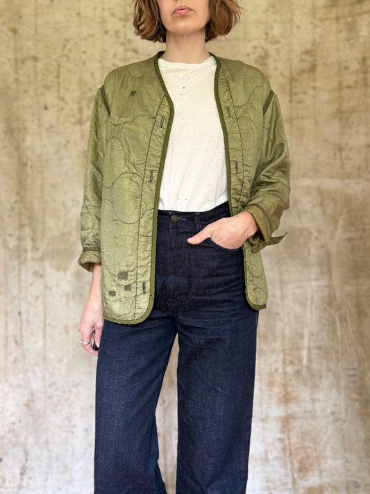 70s Military Quilted Liner Jacket