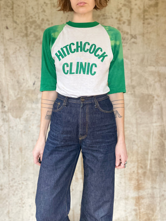 70s Hitchcock Clinic Baseball Tee