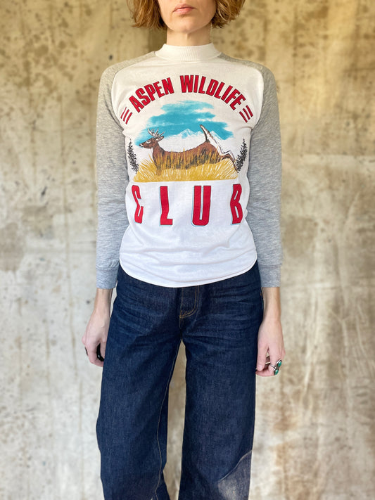 90s Aspen Wildlife Club Sweatshirt