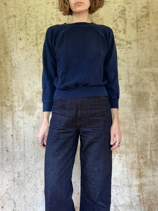 80s Sears Blank Navy Blue Sweatshirt