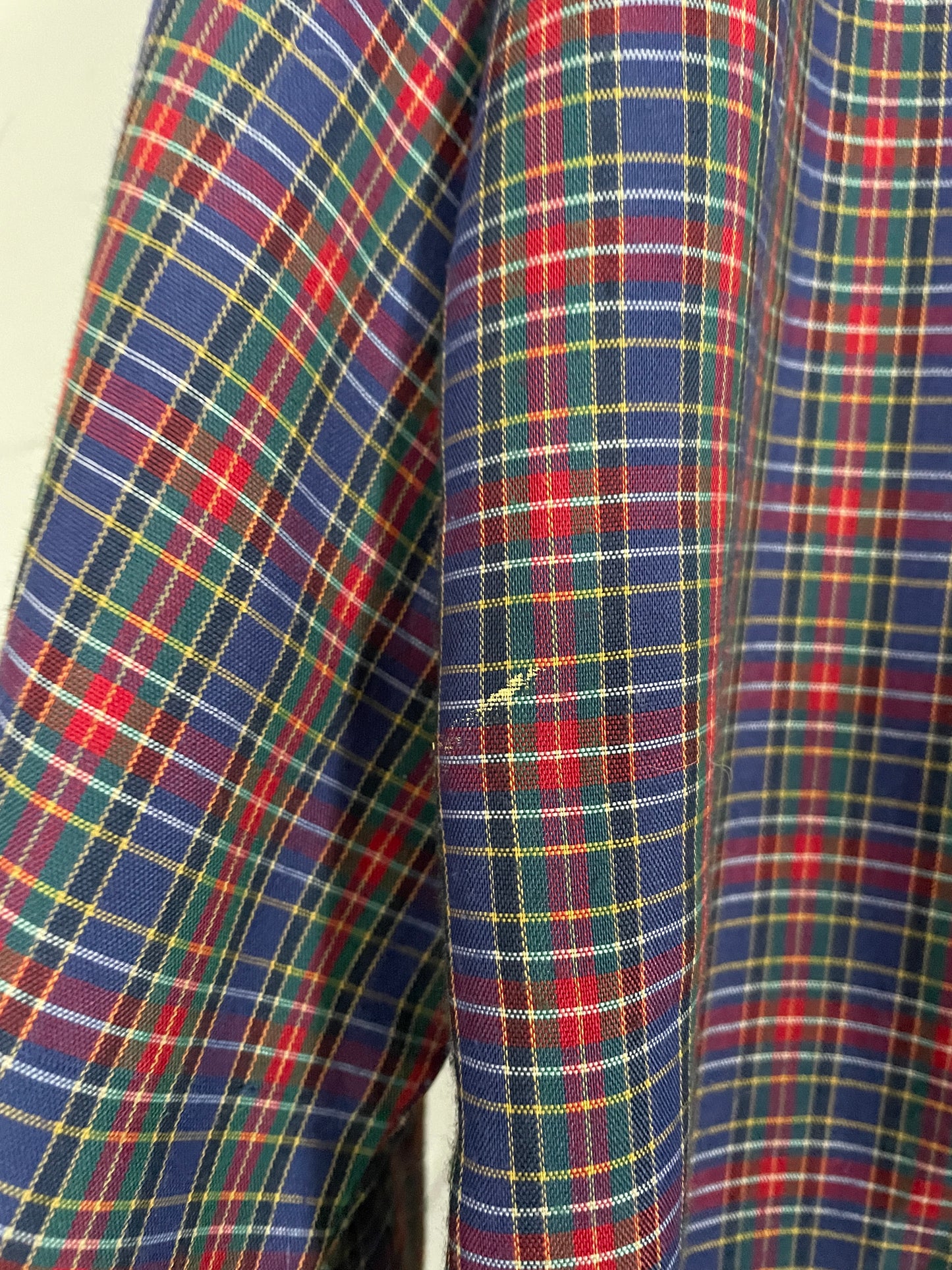80s Plaid Pearl Snap Western Shirt