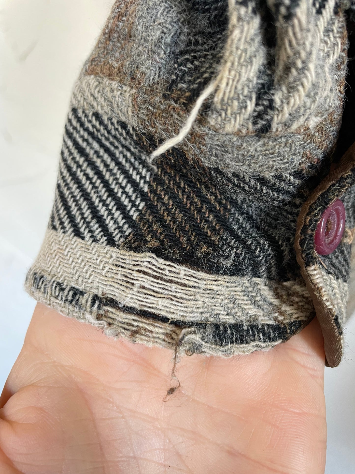 70s CPO Plaid Wool Shirt