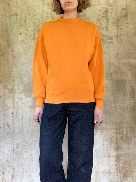 90s Select Sweats Blank Orange Sweatshirt