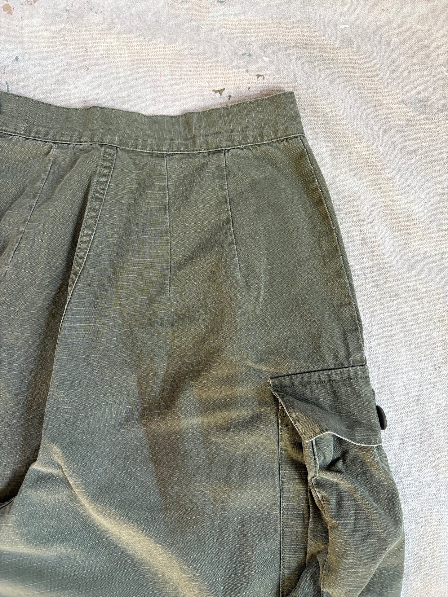 70s OG107 Cotton Poplin Utility Slacks