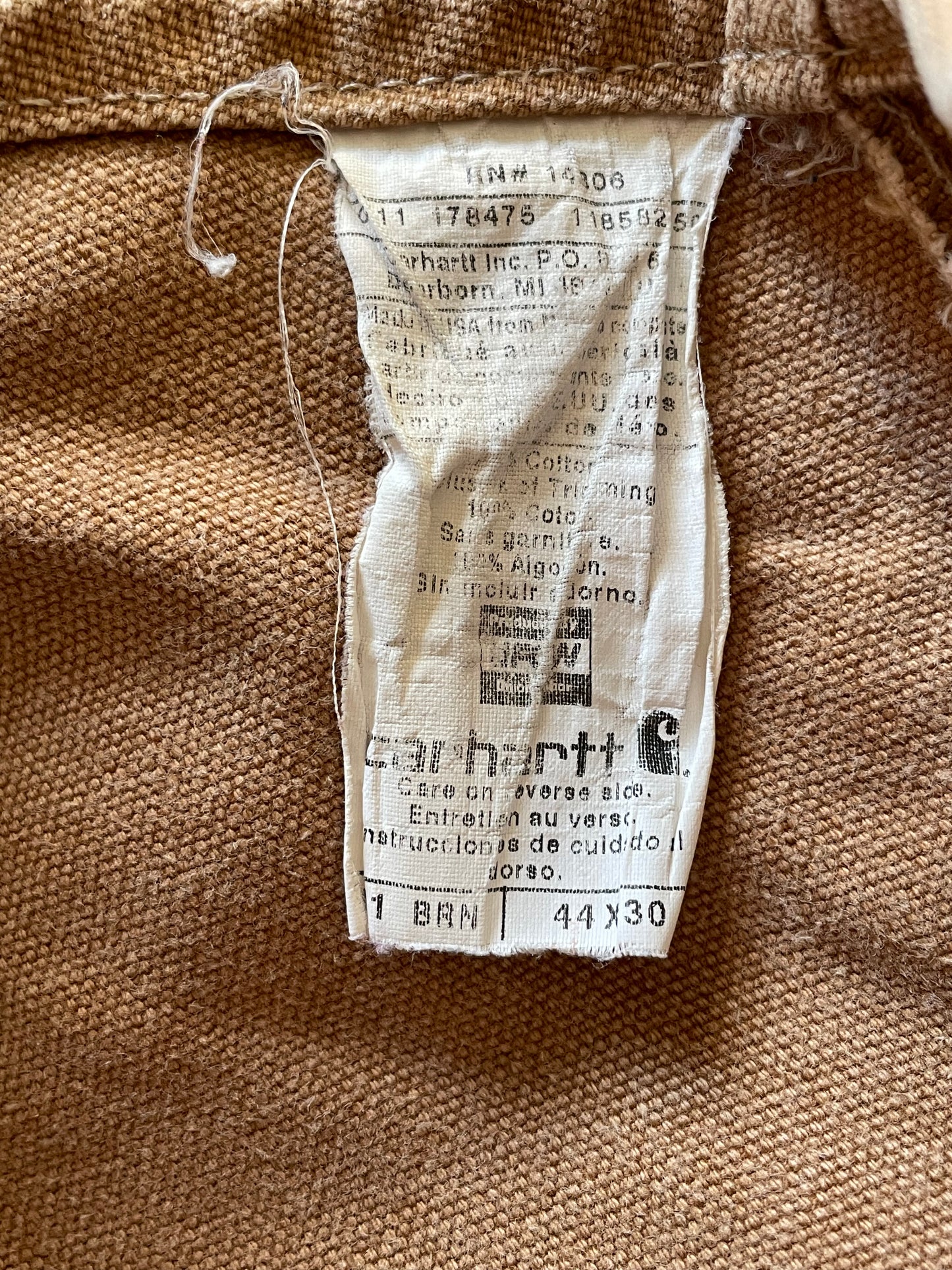 80s/90s Carhartt Double Knee Overalls