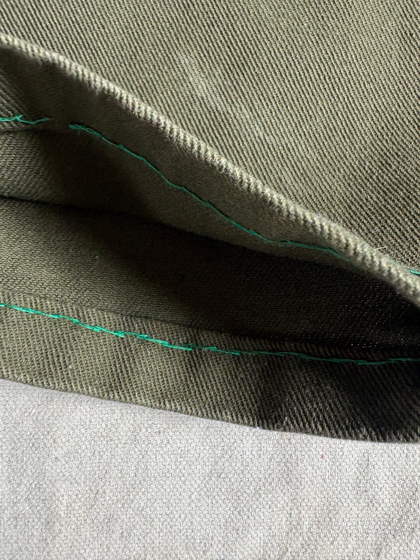Vintage 80s Olive Green Jeans