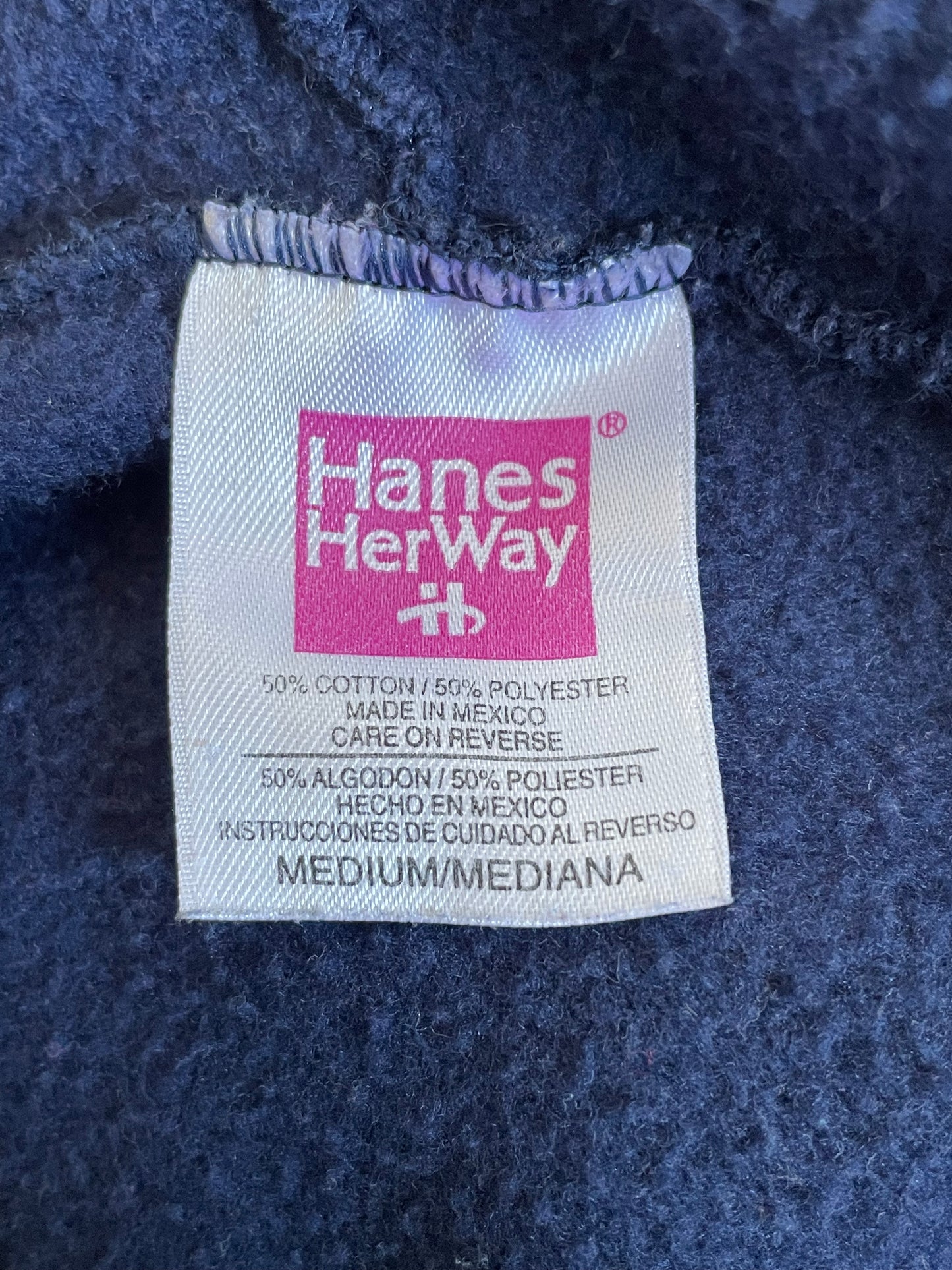 90s Blank Navy Blue Hoodie