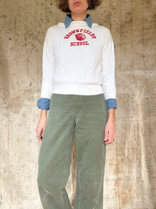 Vintage 60s Champion Brownfields Bears Sweatshirt