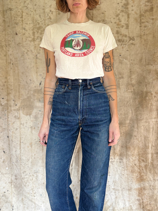 60s BSA Camp Baldwin Portland Area Council Tee