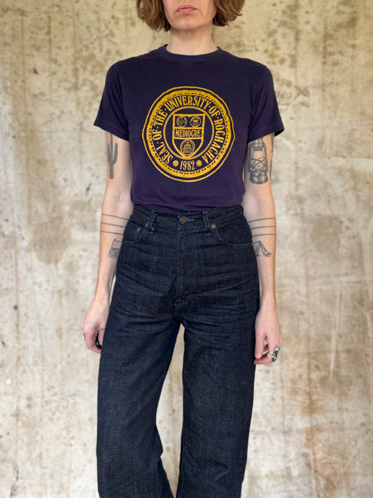 80s The Mediocre University Of Rochacha Funny Tee