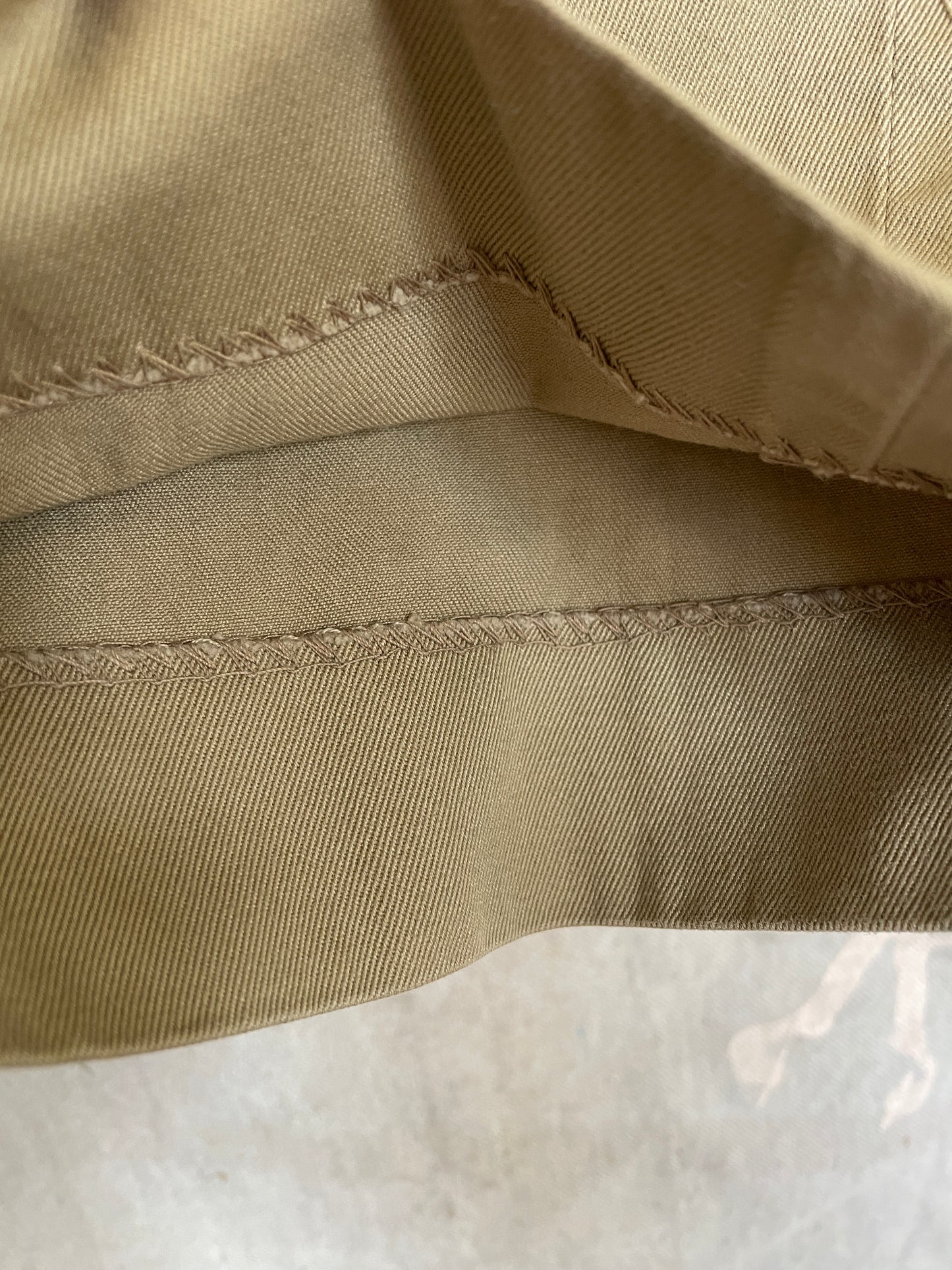 60s Khaki Military Trousers